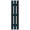 Ekena Millwork 12-in. W x 63-in. H Mid-America Vinyl, Size Three Board Spaced Shutters, 166 - Midnight Blue, PR 00031263166 - alternate 4